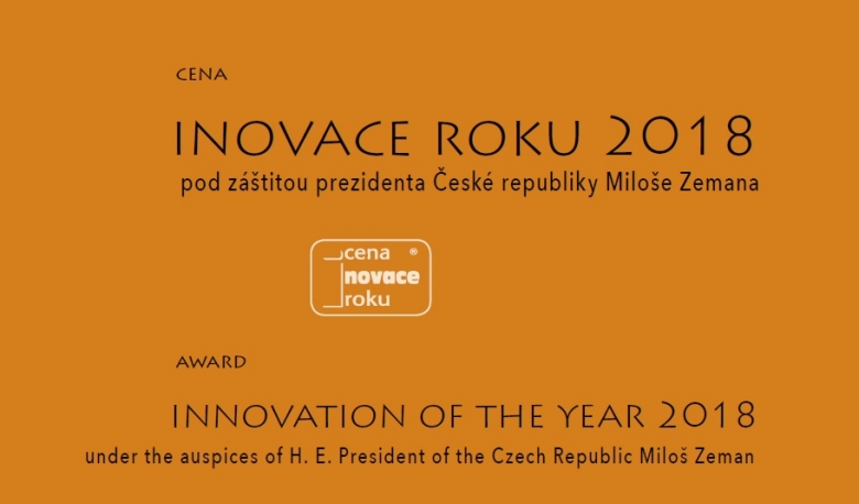 Soutěž o Cenu Inovace roku 2018 pod záštitou prezidenta České Republiky Miloše Zemana